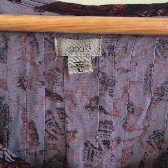 Urban Outfitters Ecote Pintuck Frock Dress Size L - Picture 4 of 6